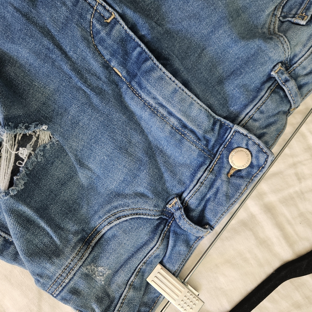 Tally Weijl Light Blue Ripped Skinny Jeans - Picture 4 of 5